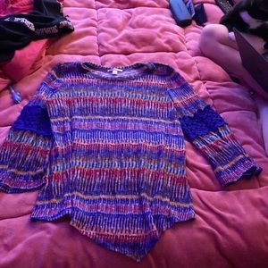 Women size L shirt very colorful great shape!